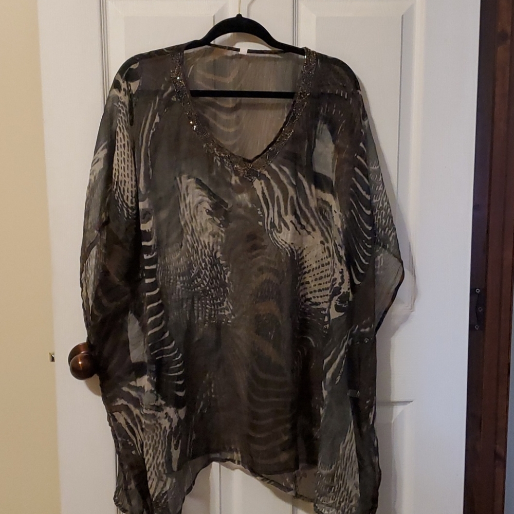 Swimsuit Coverup Animal Print